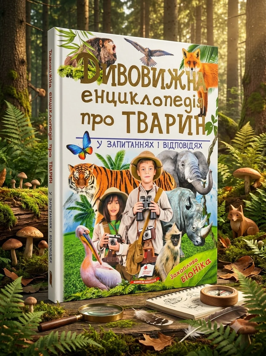 Дивовижна енциклопедія про тварин у запитаннях і відповідях
