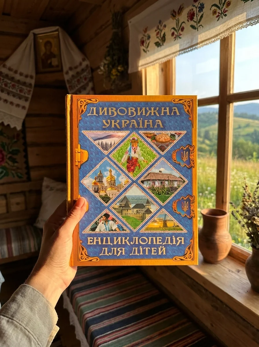 Дивовижна Україна. Енциклопедія для дітей — Карпенко Юлія., обкладинка
