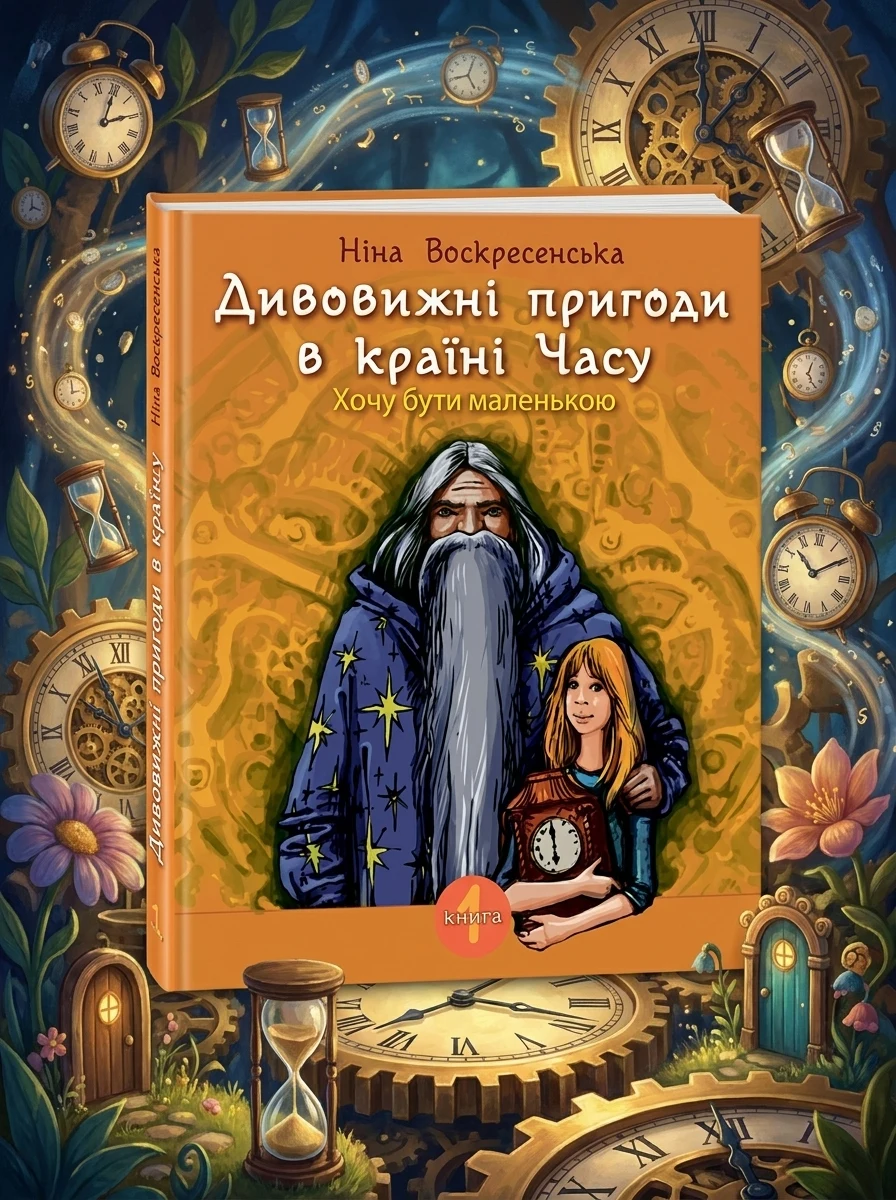Дивовижні пригоди в країні Часу. Хочу бути маленькою. Книга 1 — Дитяча література