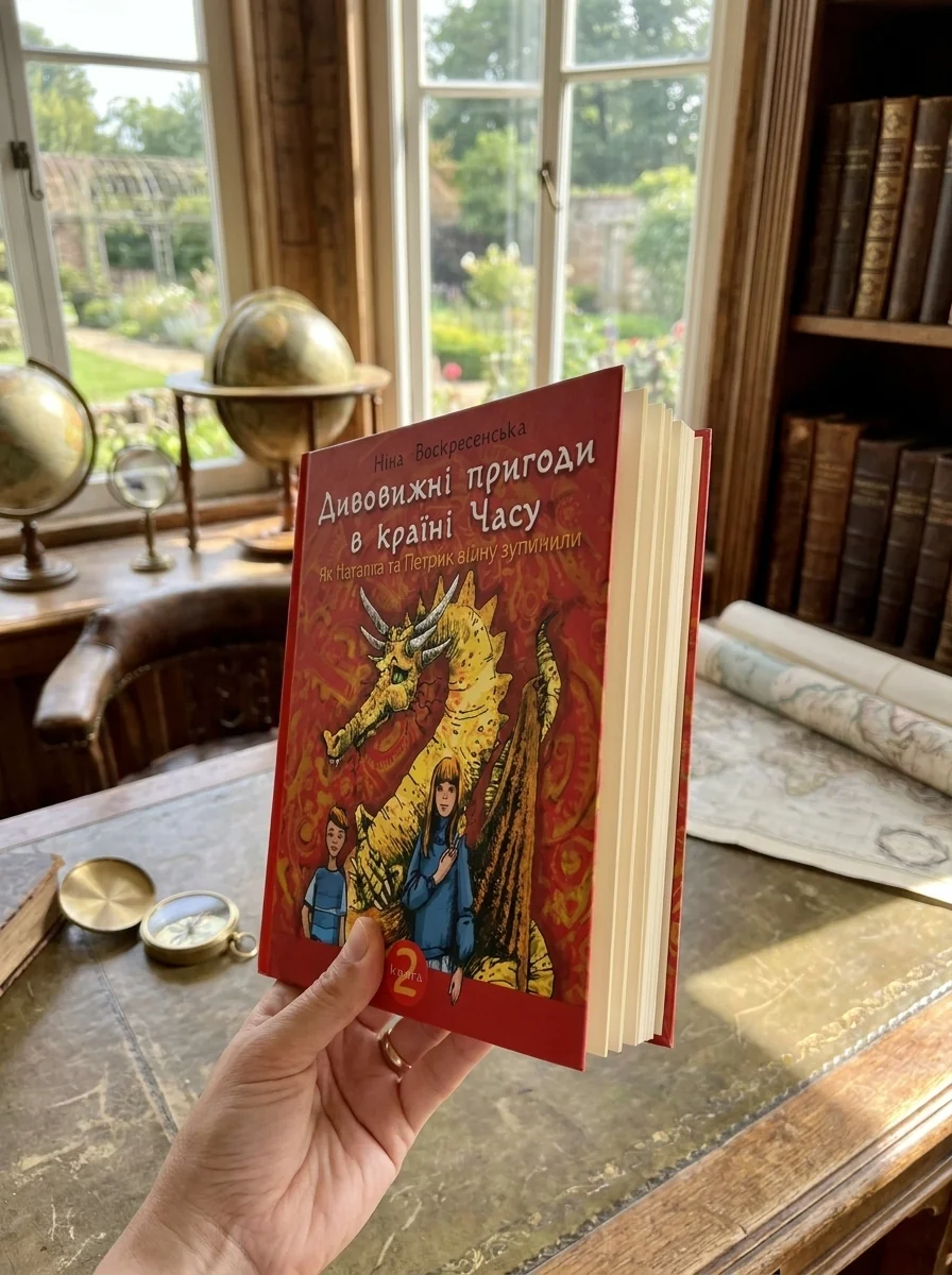 Дивовижні пригоди в країні Часу. Книга 2. Як Наталка та Петрик війну зупинили — Дитяча література