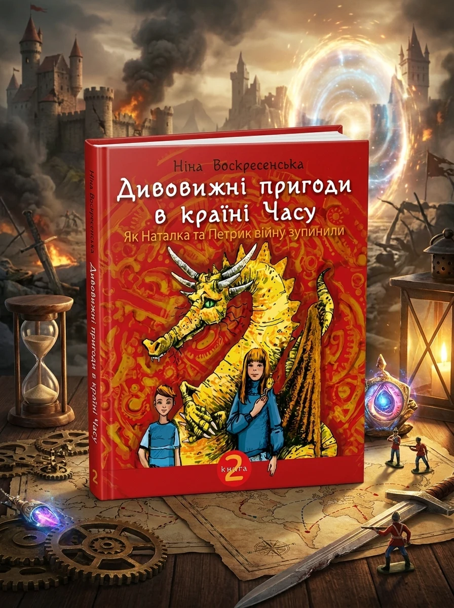 Дивовижні пригоди в країні Часу. Книга 2. Як Наталка та Петрик війну зупинили — фото 2