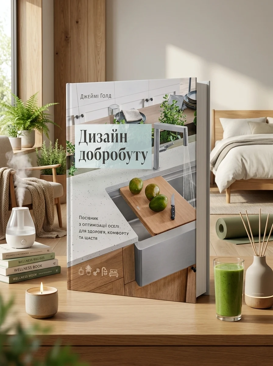 Дизайн добробуту. Посібник з оптимізації оселі для здоров’я, комфорту та щастя — Джеймі Голд, фото 2