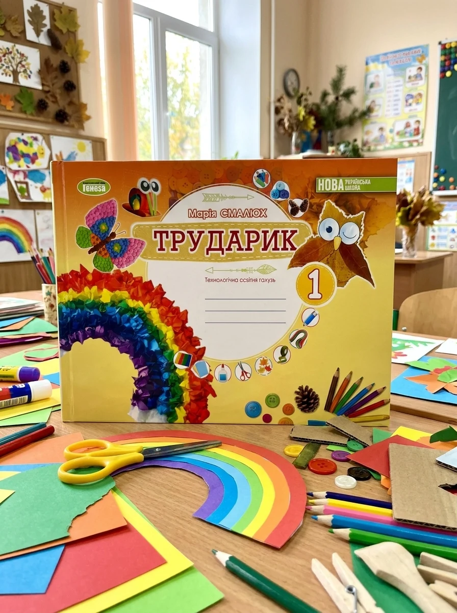 Дизайн і технології 1 клас. Технологічна освітня галузь. Альбом. Трударик
