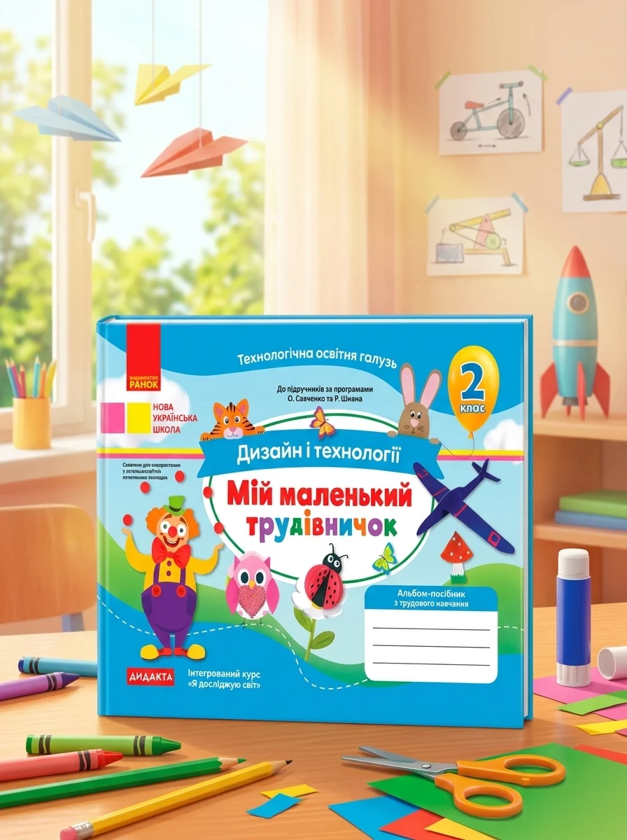 Дизайн і технології. 2 клас. Мій маленький трудівничок