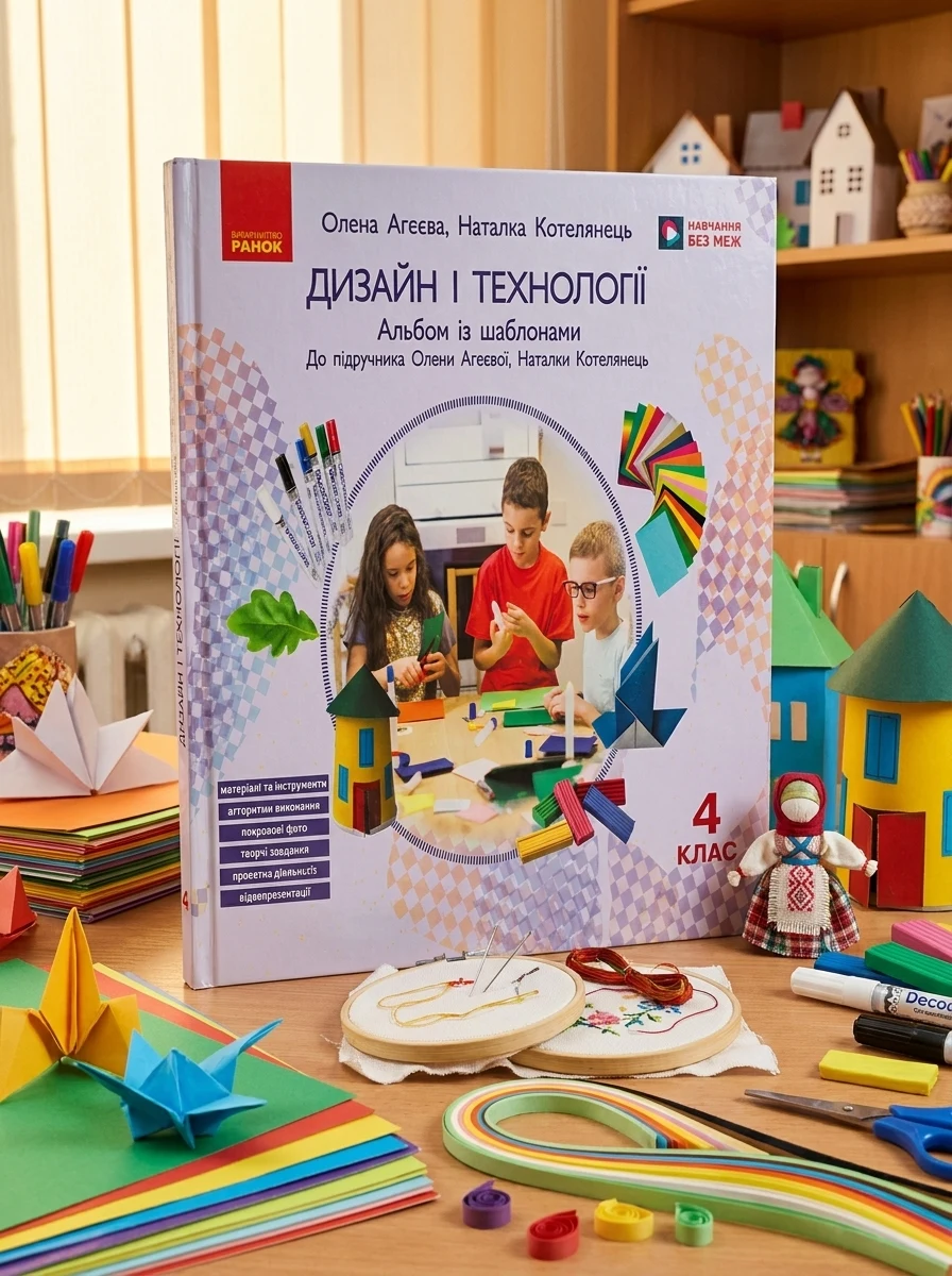 Дизайн і технології. 4 клас. Альбом із шаблонами. До підручника Олени Агєєвої, Наталки Котелянець — фото 2