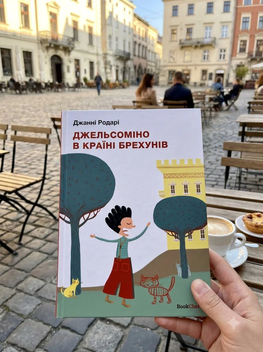 Джельсоміно в Країні Брехунів — Джанні Родарі, обкладинка