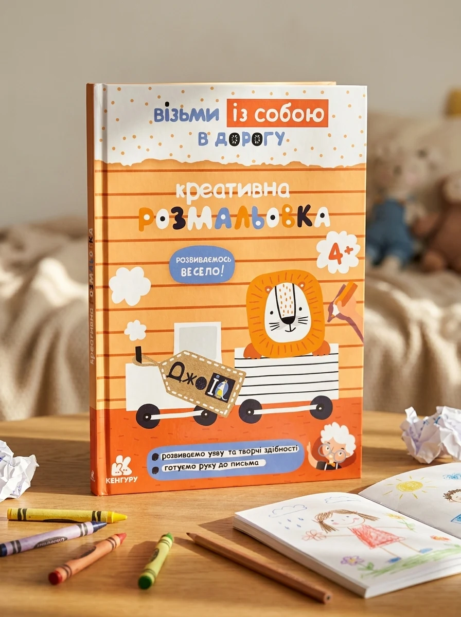 ДжоIQ. Креативна розмальовка — Дитяча література