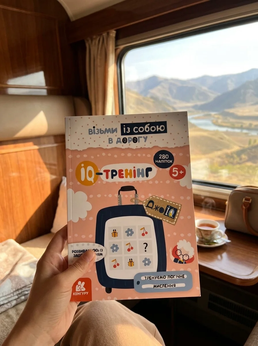 ДжоIQ з наліпками. IQ-тренінг — Дитяча література