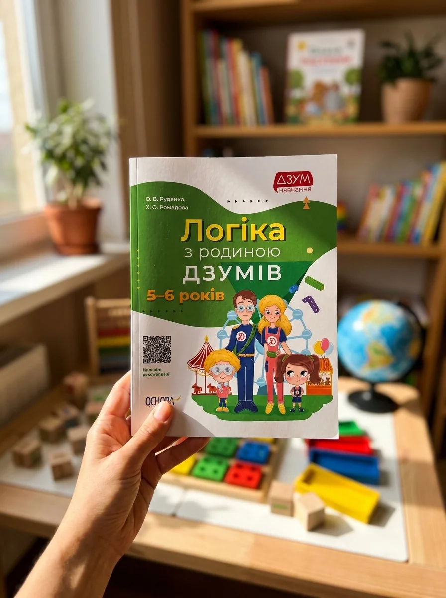 ДЗУМ навчання. Логіка з родиною ДЗУМІВ. 5-6 років — Олександра Руденко, обкладинка