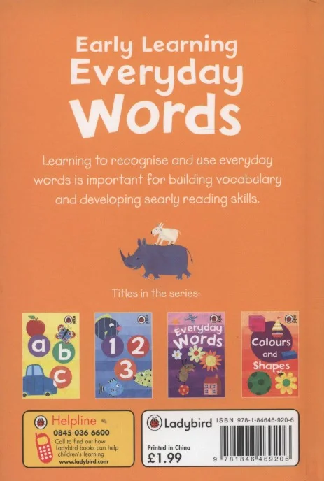 Early Learning. Everyday Words