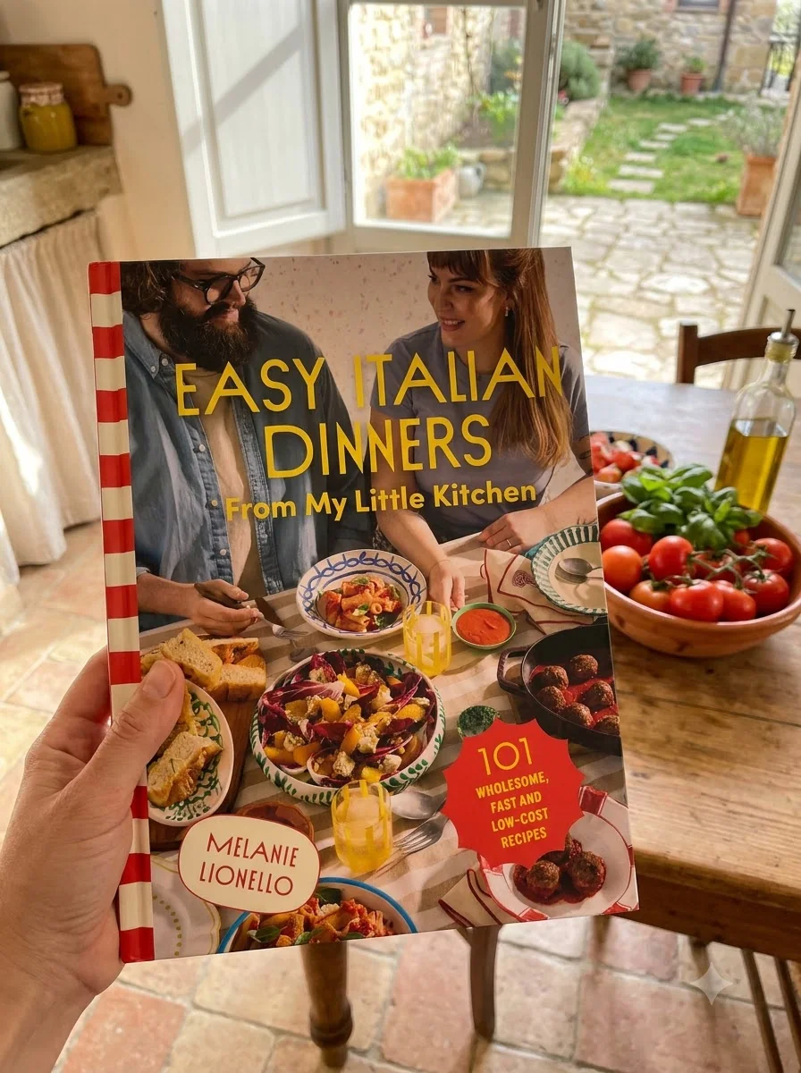 Easy Italian Dinners From My Little Kitchen. 101 wholesome, fast and low-cost recipes — Мелані Ліонелло, обкладинка