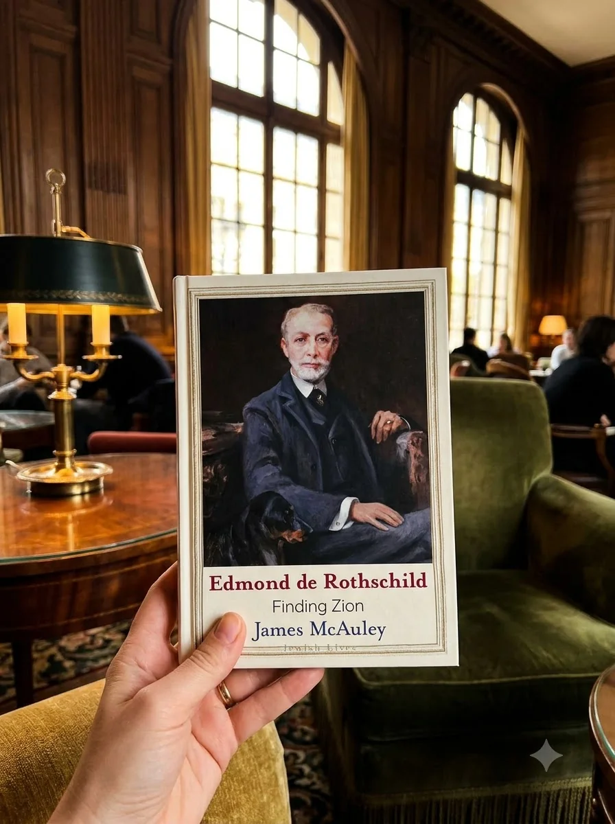 Edmond De Rothschild. Finding Zion — Джеймс Маколі, обкладинка