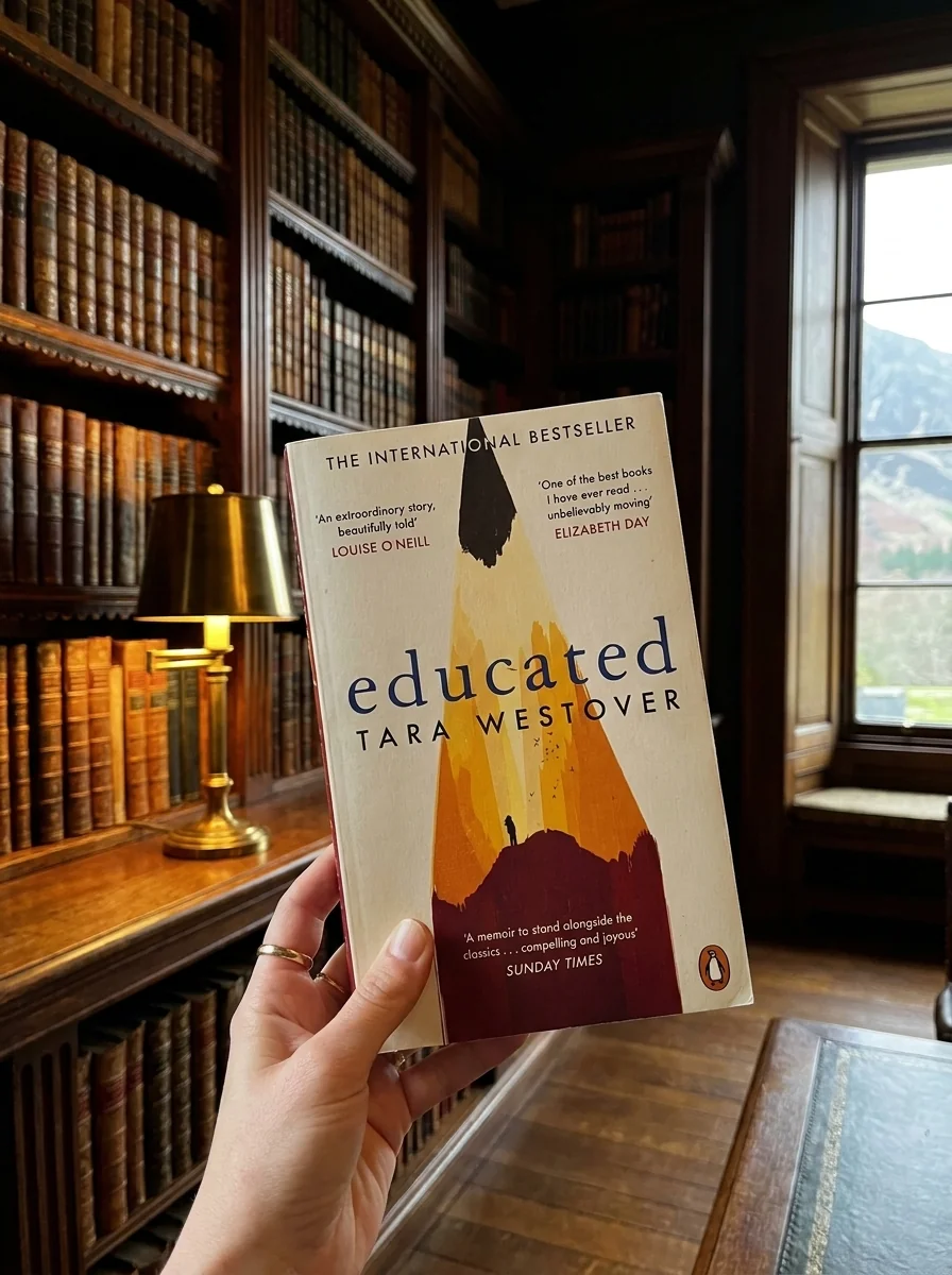 Educated — Тара Вестовер, обкладинка
