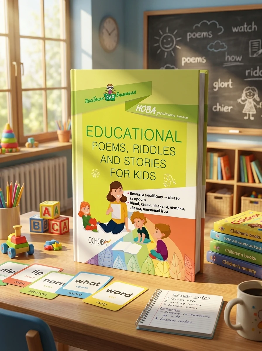 EDUCATIONAL POEMS RIDDLES AND STORIES FOR KIDS. Посібник для вчителя. — Вивчення мов