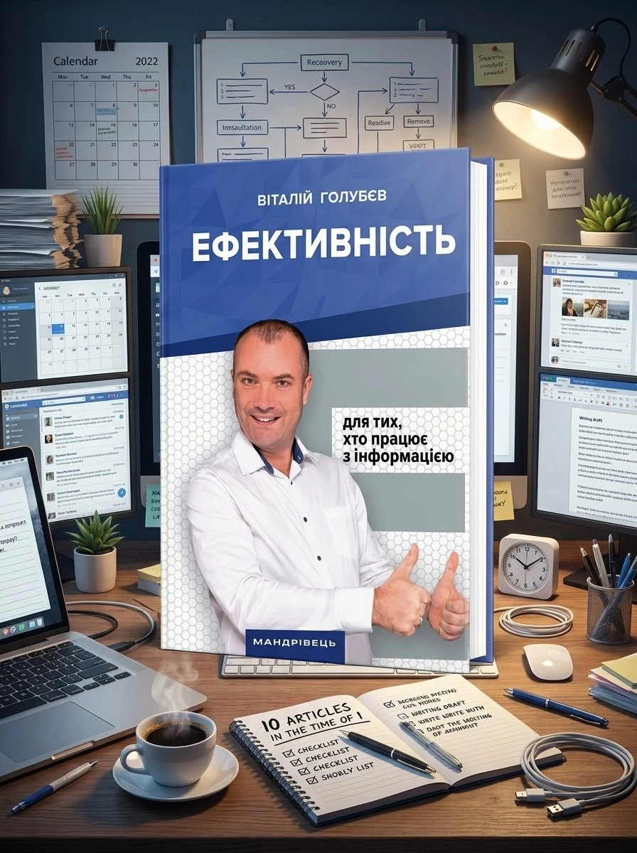 Ефективність. Для тих, хто працює з інформацією — Віталій Голубєв, обкладинка