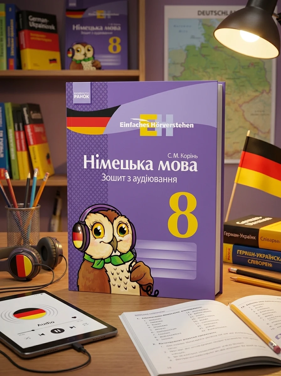 Einfaches Horverstehen. Німецька мова. 8 клас. Зошит з аудіювання — Вивчення мов
