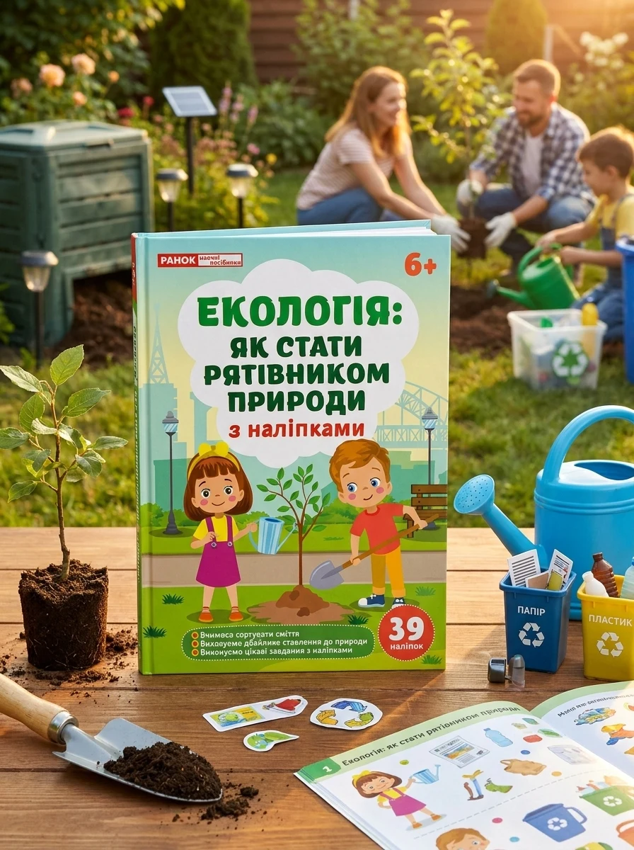Екологія. Як стати рятівником природи з наліпками 6+ — Дитяча література