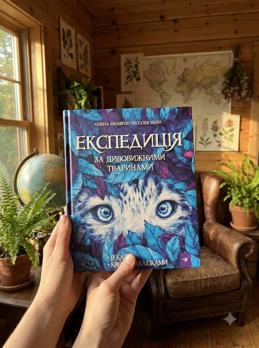 Експедиція за дивовижними тваринами. Відкривай — Шкаврон Олена, обкладинка