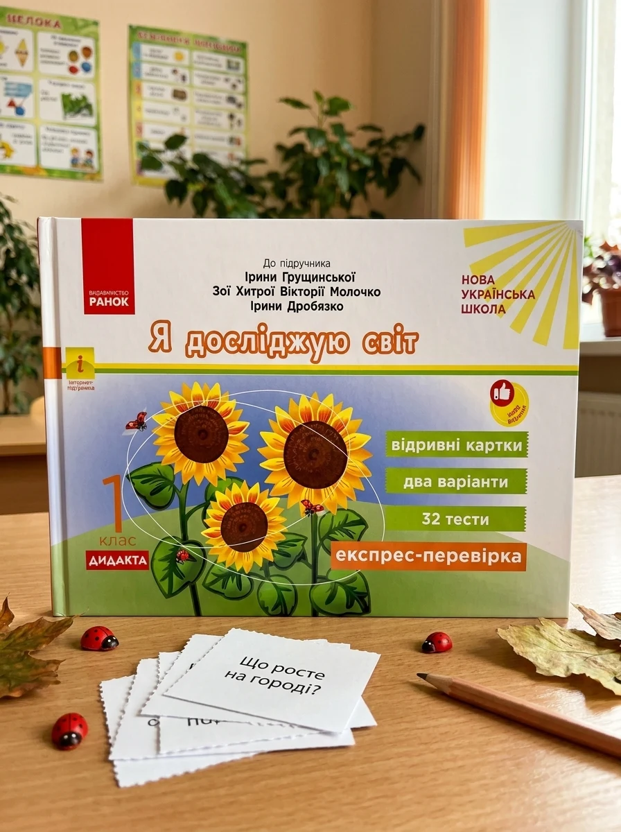 Експрес-перевірка. Я досліджую світ. 1 клас. Відривні картки до підручника І. Грущинської — Вивчення мов