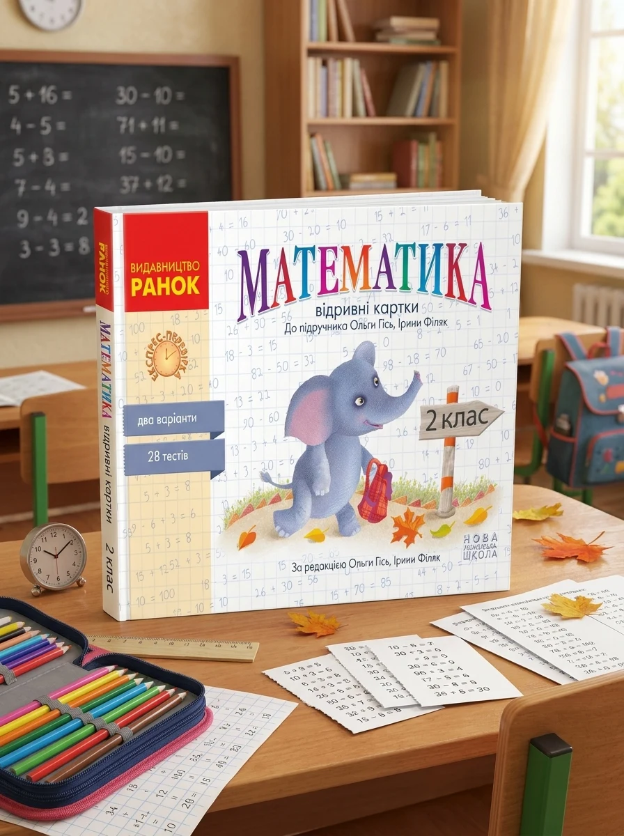 Експрес-перевірка. Математика. 2 клас. Відривні картки до підручника Ольги Гісь, Ірини Філяк — Вивчення мов