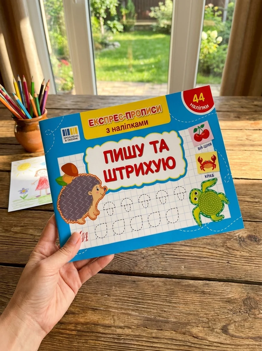 Експрес-прописи з наліпками. Пишу та штрихую — фото 2