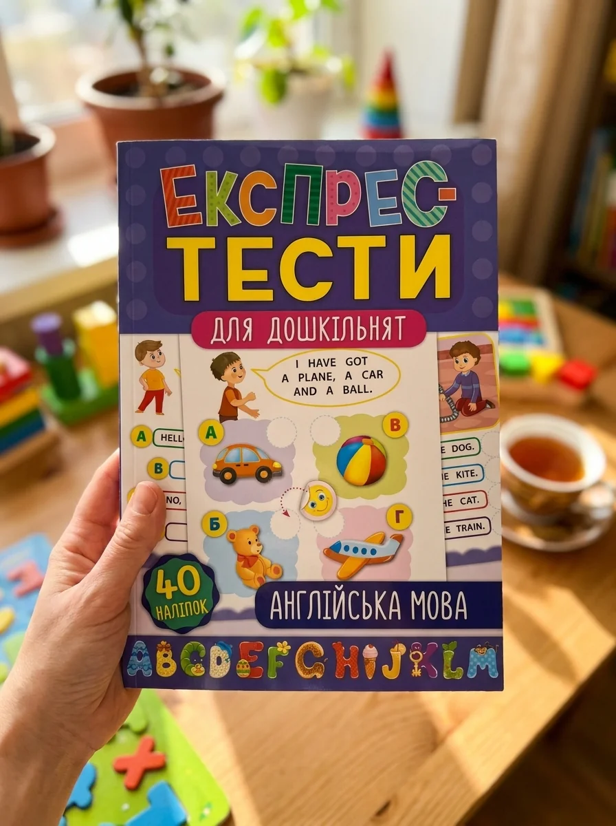 Експрес-тести для дошкільнят. Англійська мова — Катерина Смірнова, обкладинка