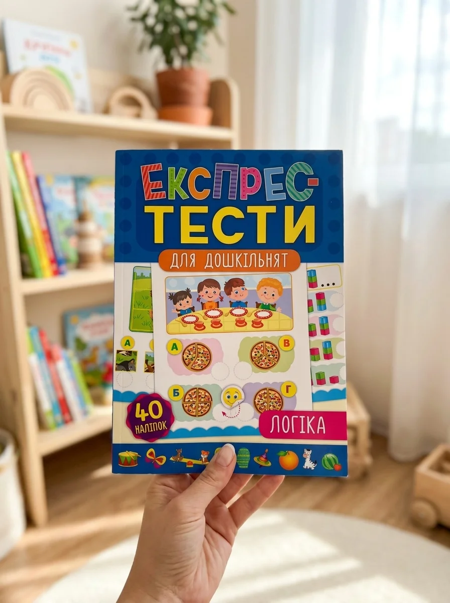 Експрес-тести для дошкільнят. Логіка — Розвивальні книги