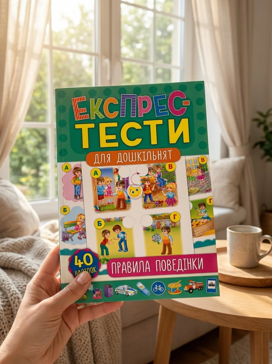 Експрес-тести для дошкільнят. Правила поведінки — Підготовка до школи