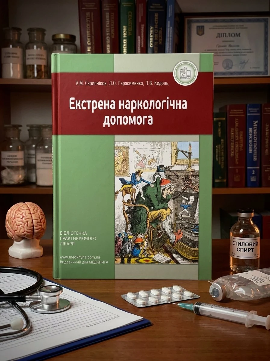 Екстрена наркологічна допомога — Герасименко Л.О., обкладинка