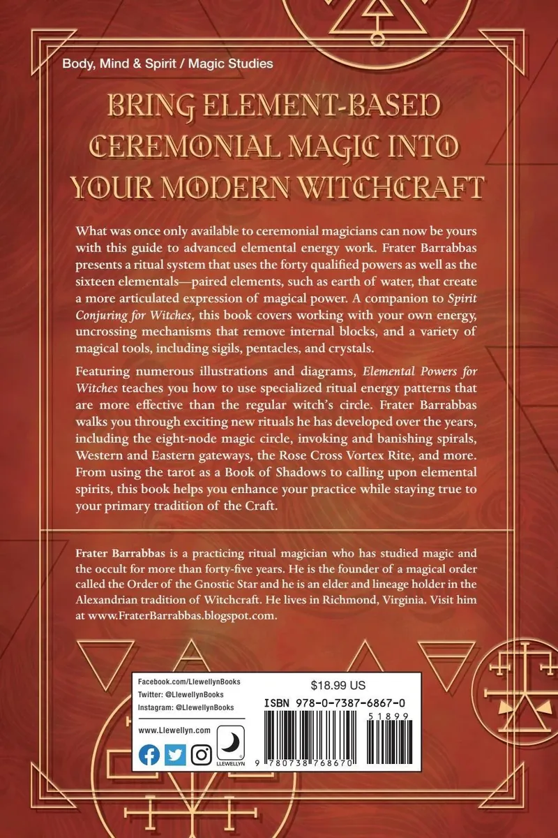 Elemental Powers For Witches. Energy Magic Simplified — Брат Барраббас, фото 3