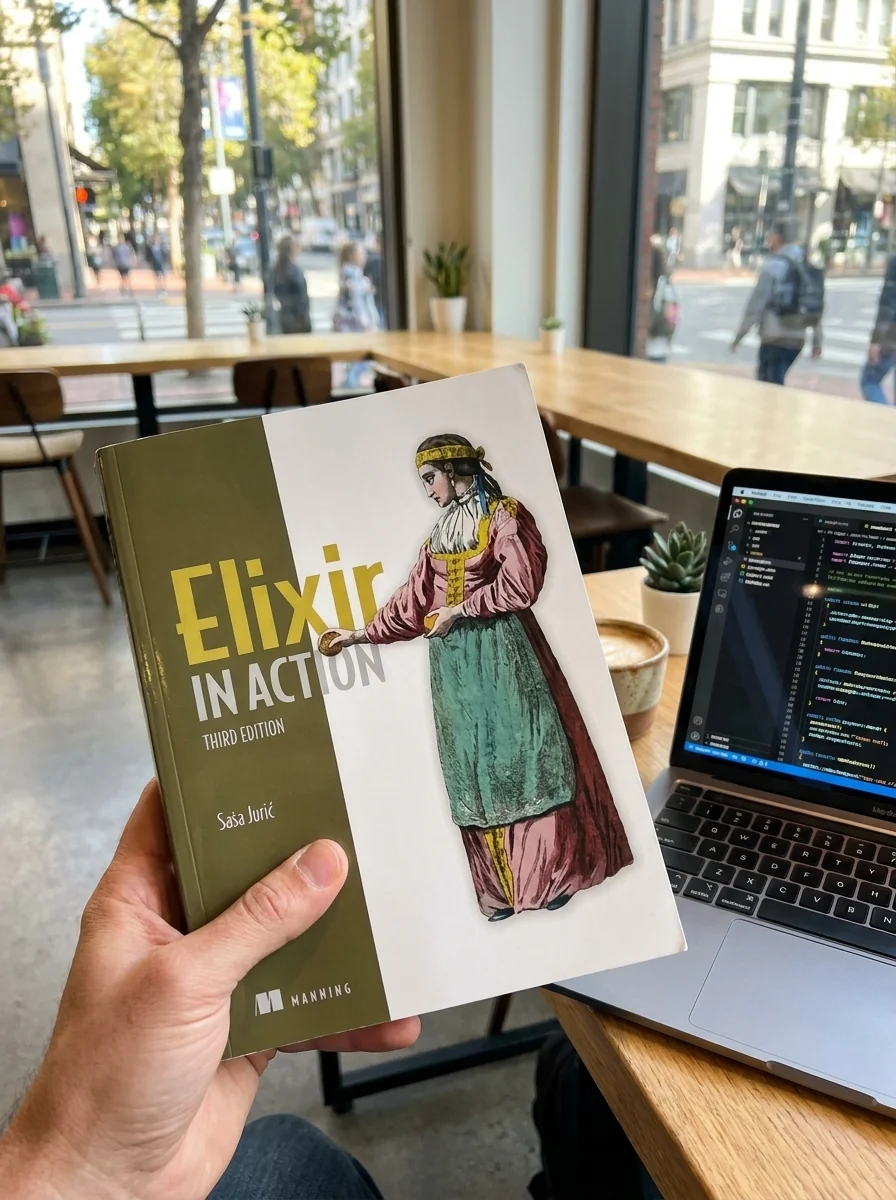 Elixir in Action — Sasa Juric, обкладинка