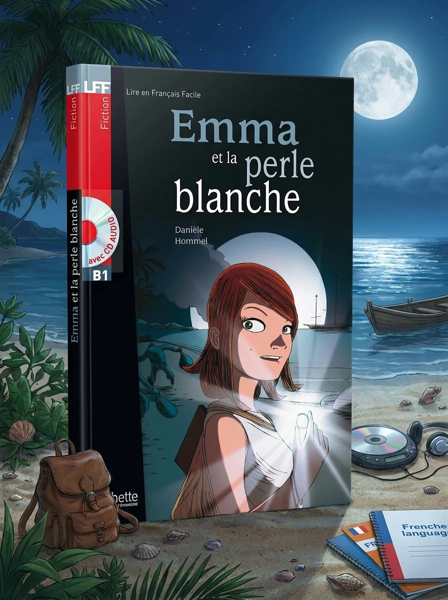 Emma et la Perle blanche. B1 Livre + CD audio — Вивчення мов