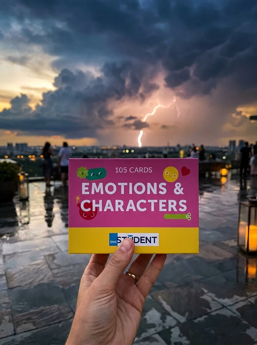 Emotions and Characters. 105 карток для вивчення англійської — English Student, обкладинка