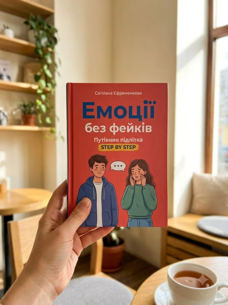 Емоції без фейків. Путівник підлітка STEP BY STEP — Світлана Єфременкова, обкладинка