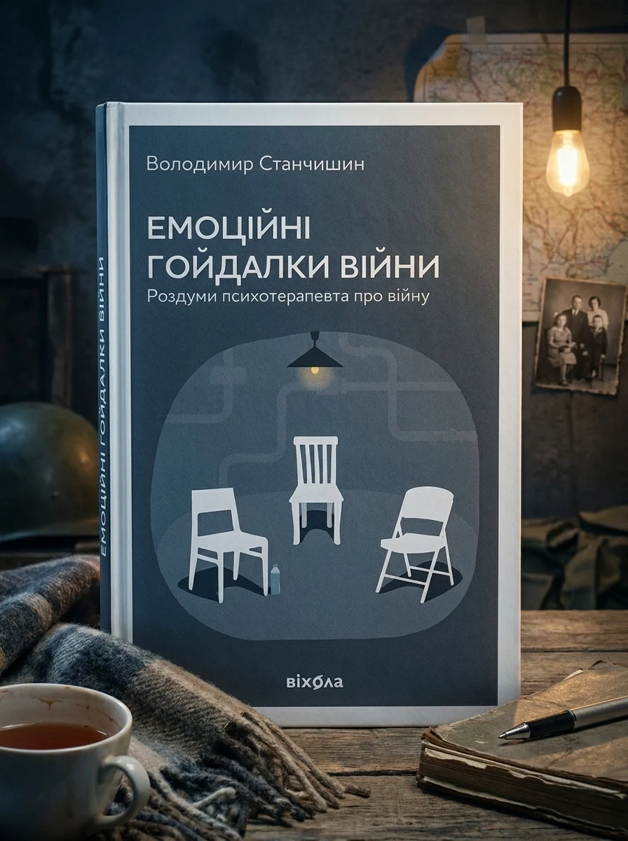 Емоційні гойдалки війни. Роздуми психотерапевта про війну (тверда обкладинка) — Художня література
