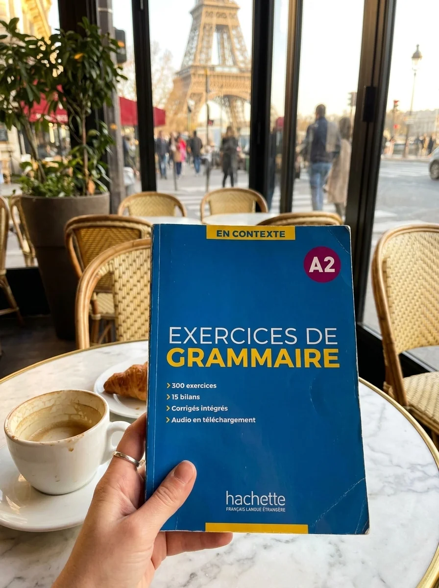 En Contexte A2: Exercices de Grammaire — Anne Akyuz, обкладинка