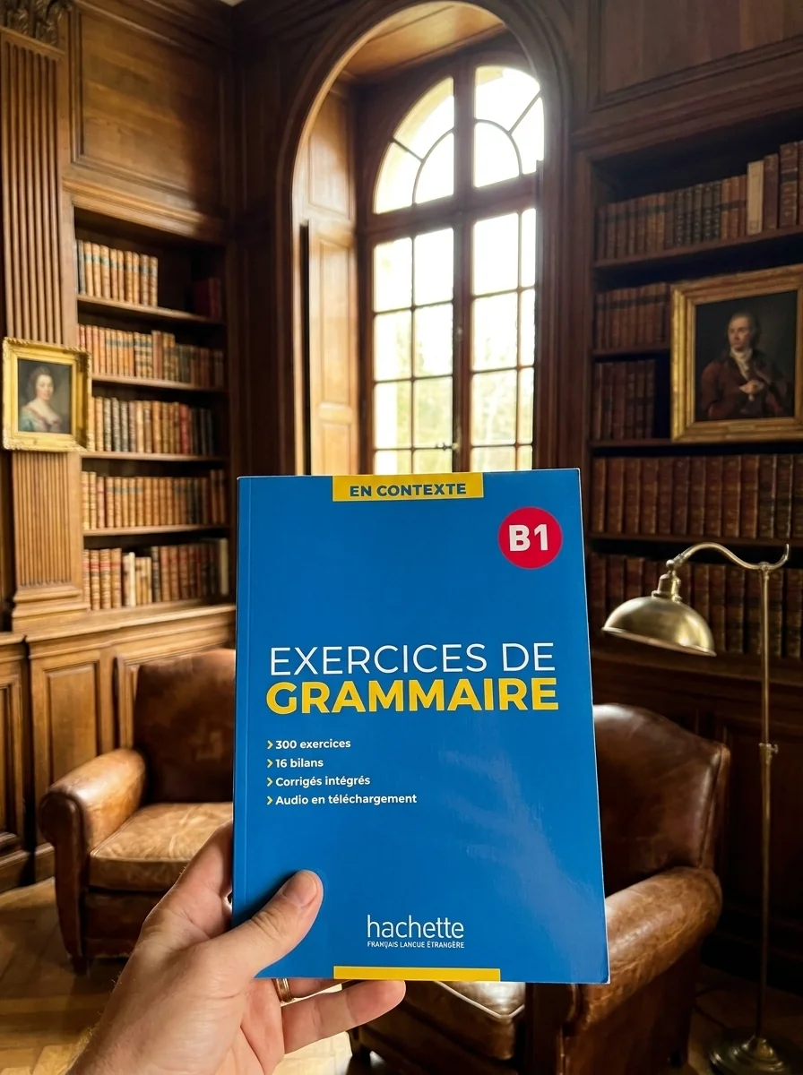 En Contexte B1: Exercices de Grammaire — Anne Akyuz, обкладинка