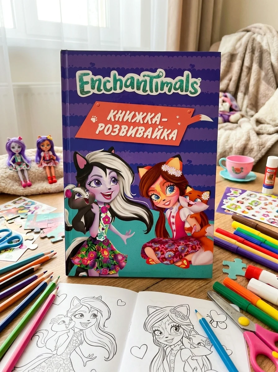 Enchantimals. Книжка-розвивайка — фото 2