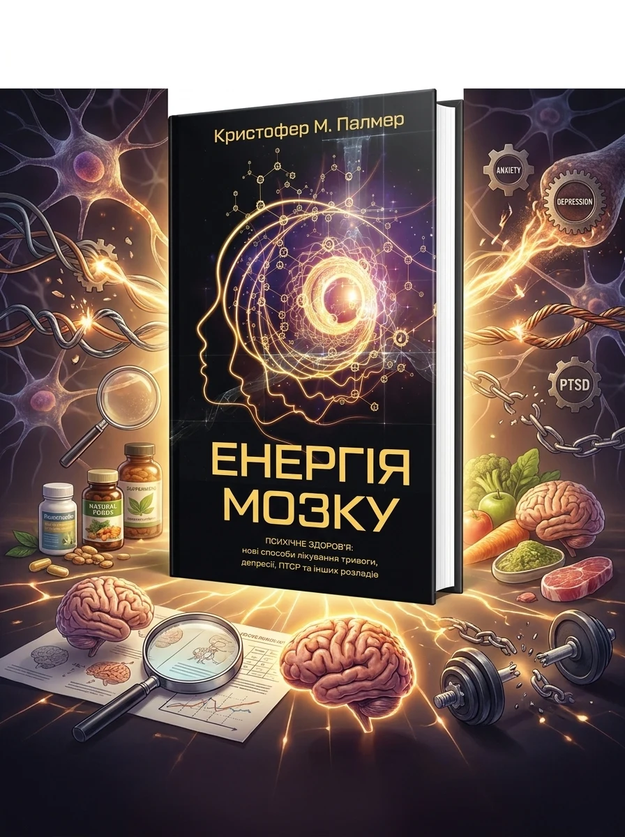 Енергія мозку. Психічне здоров’я. Нові способи лікування тривоги, депресії, ПТСР та інших розладів — Наука та психологія