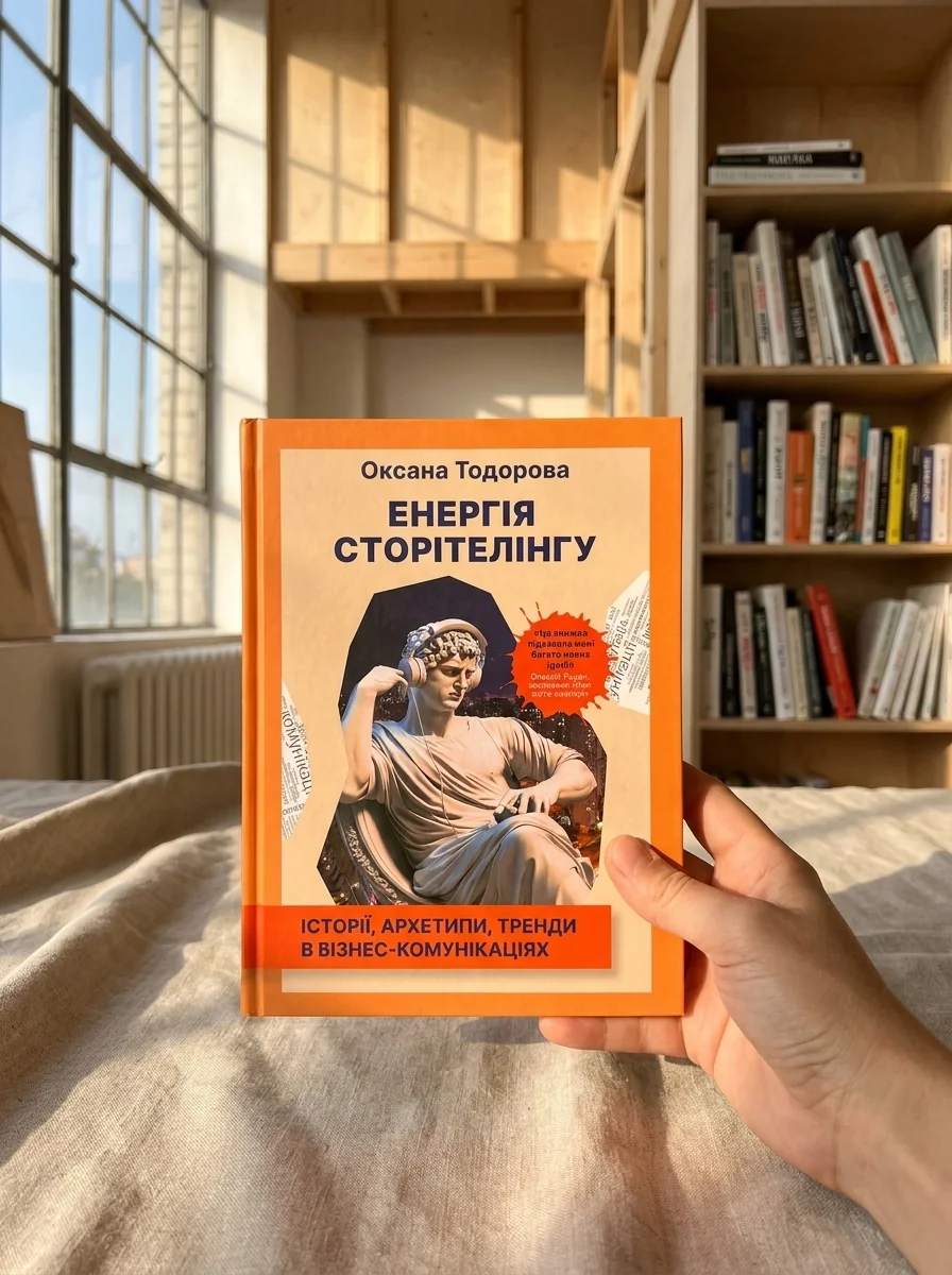 Енергія сторітелінгу. Історії, архетипи, тренди в бізнес-комунікаціях — Оксана Тодорова, обкладинка