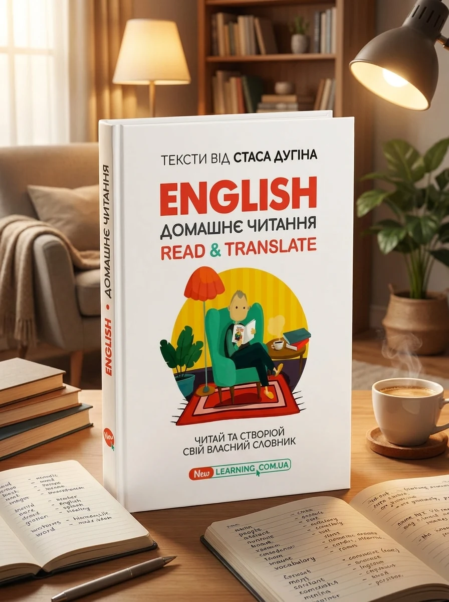 English. Домашнє читання. Read & Translate. Читай та створюй свій власний словник