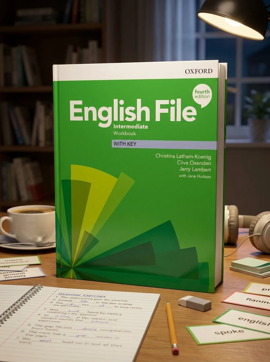 English File (4th Edition) Intermediate Workbook with key — Вивчення мов