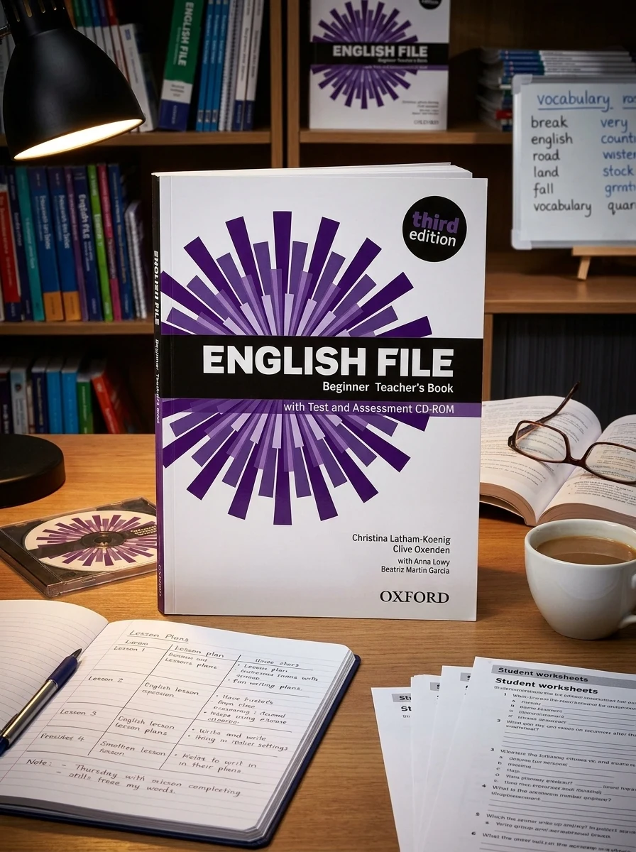 English File. Beginner. Teacher's Book with Test and Assessment CD-ROM — Вивчення мов