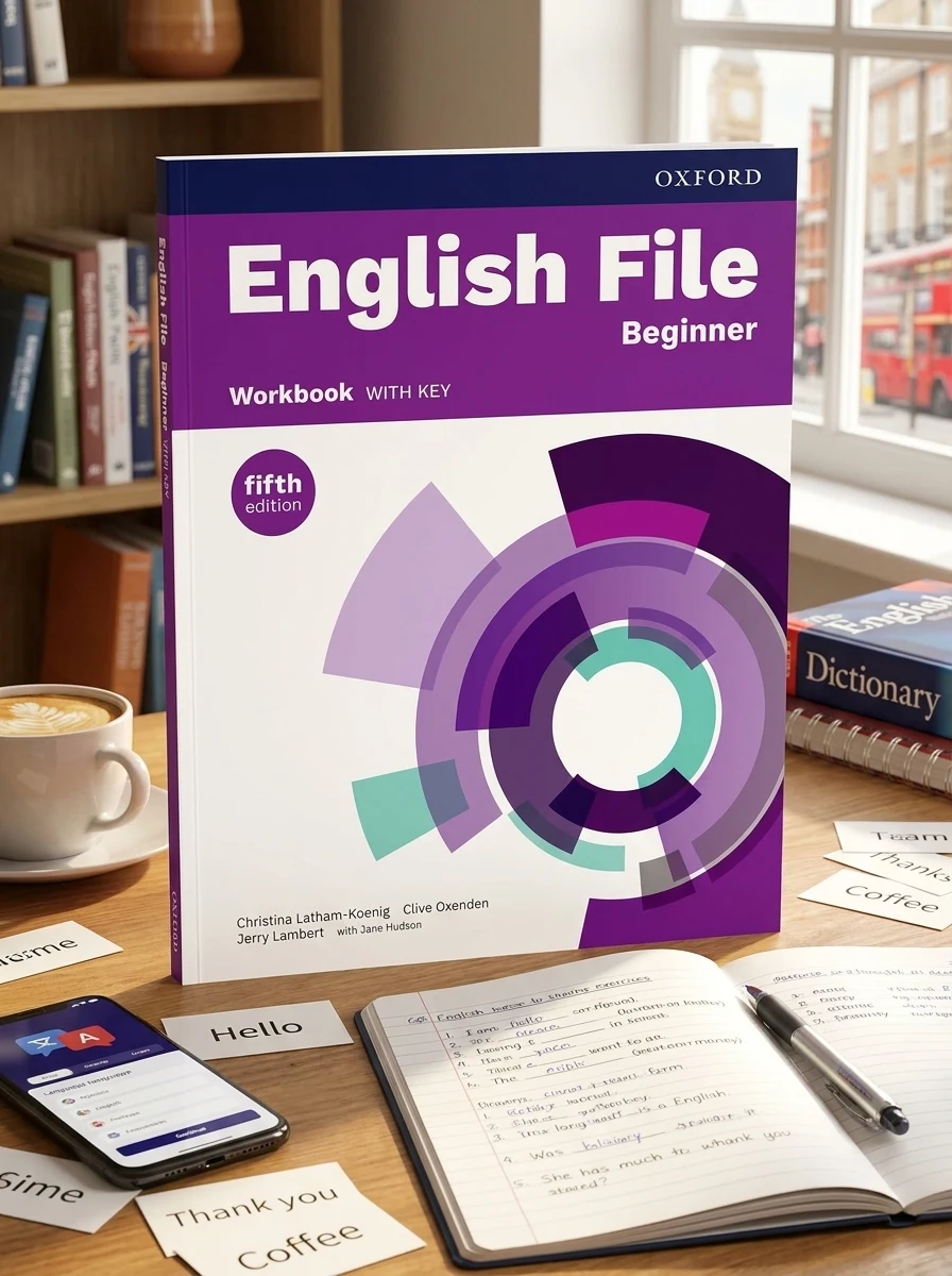 English File Beginner Workbook with key. Fifth Edition — фото 2