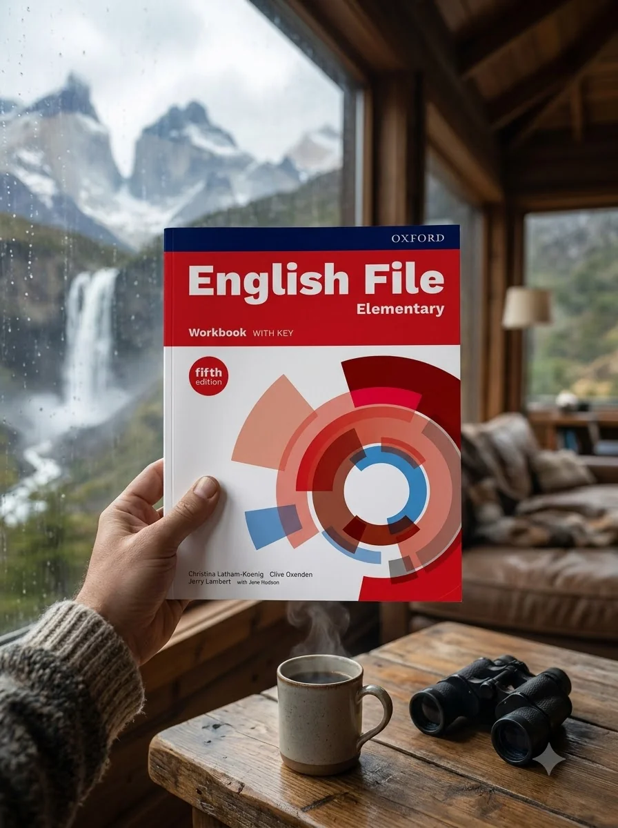 English File fifth edition. Elementary. Workbook with key — Крістіна Латам-Кеніґ, обкладинка