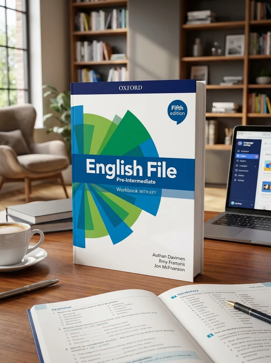English File fifth edition. Pre-Intermediate. Workbook with key — фото 2