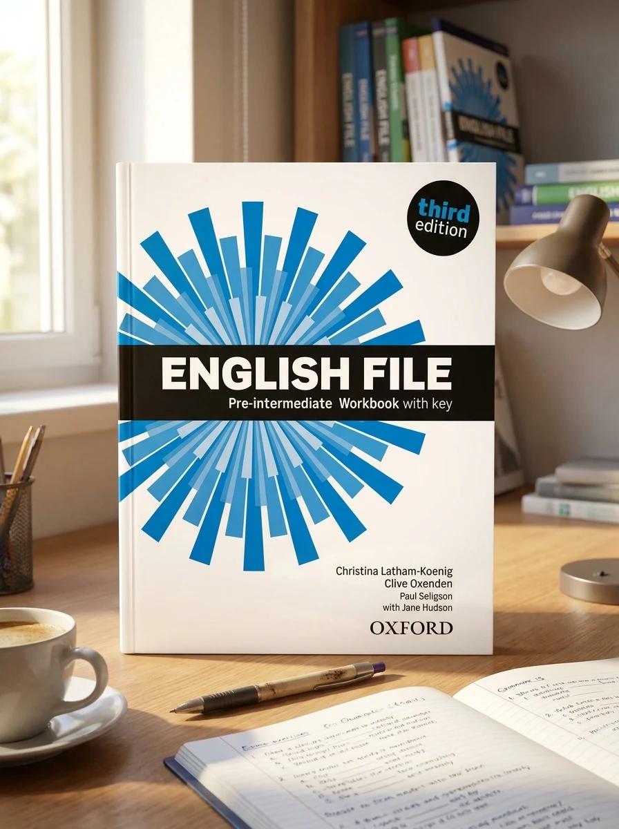 English File Pre-Intermediate. Workbook with Key — фото 2