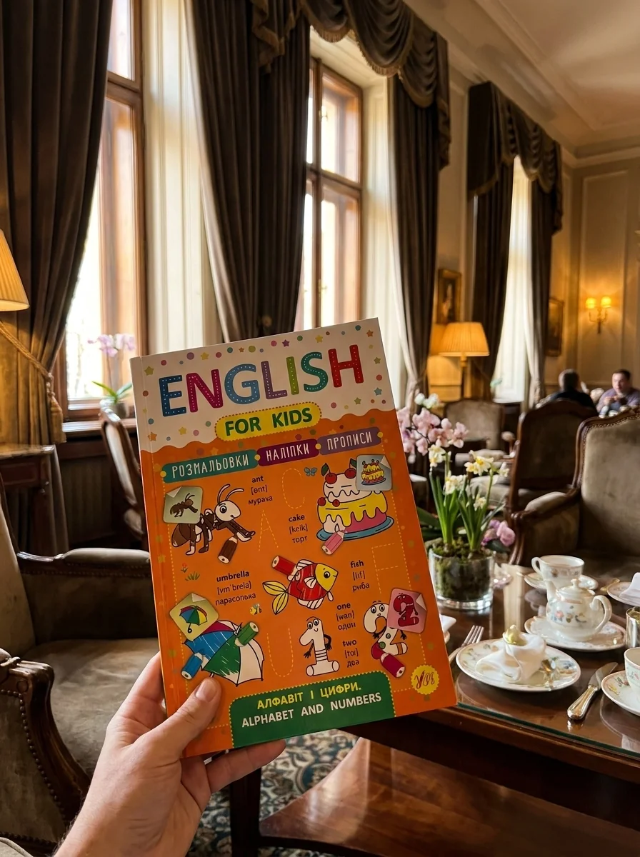 English for Kids. Алфавіт і цифри. Alphabet and Numbers — Розвивальні книги