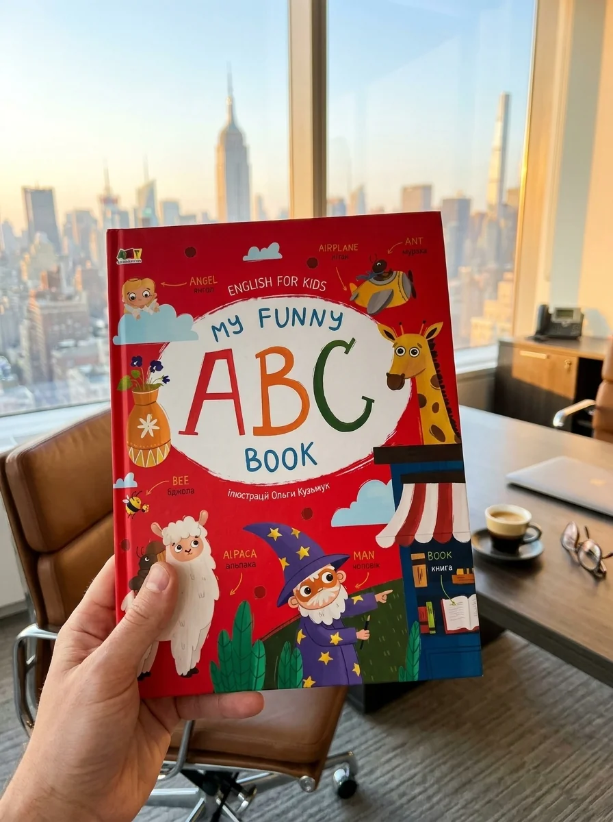 English for Kids. My Funny ABC Book — Розвивальні книги