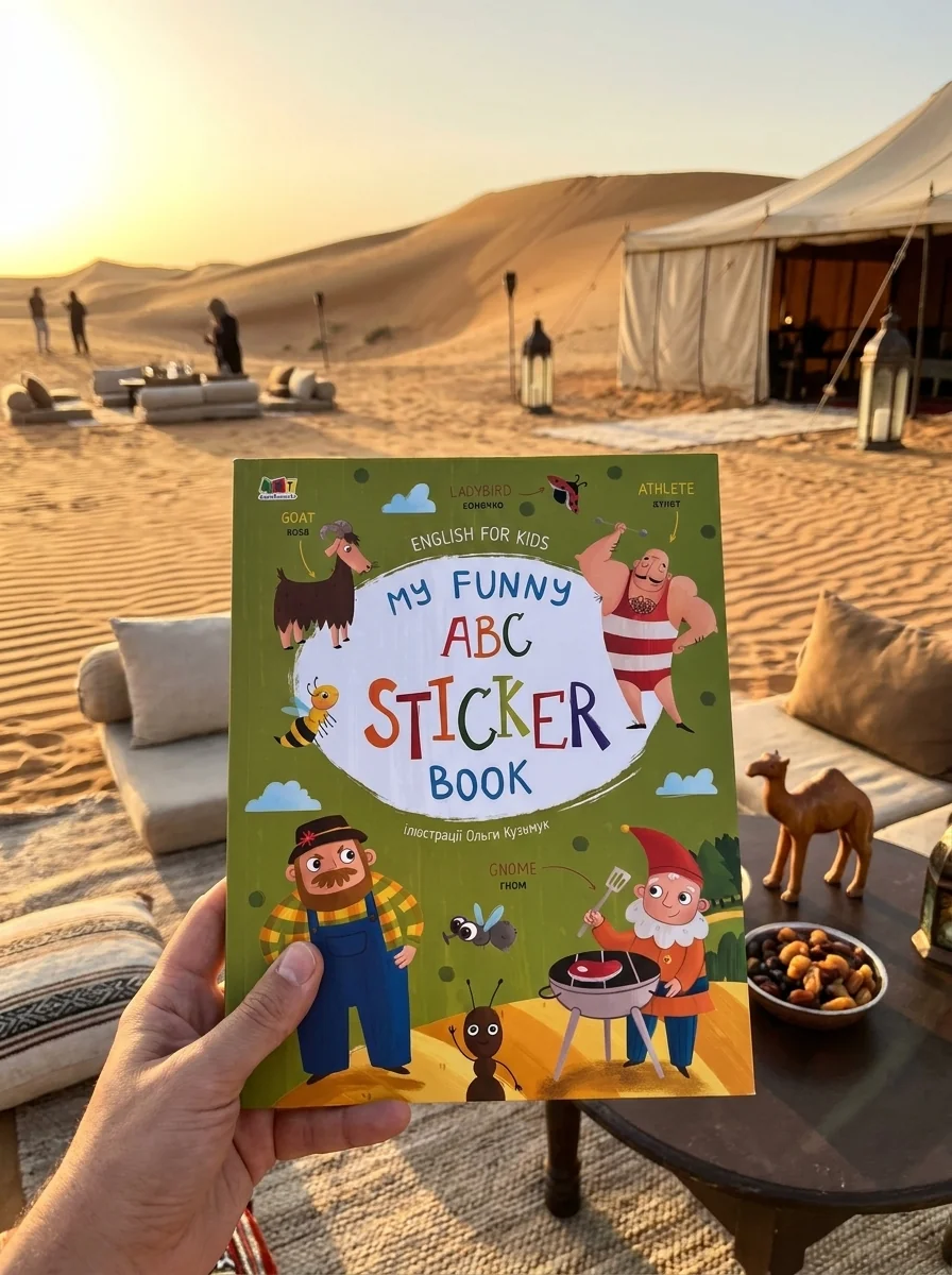 English for Kids. My Funny ABC Sticker Book — Книги з наліпками